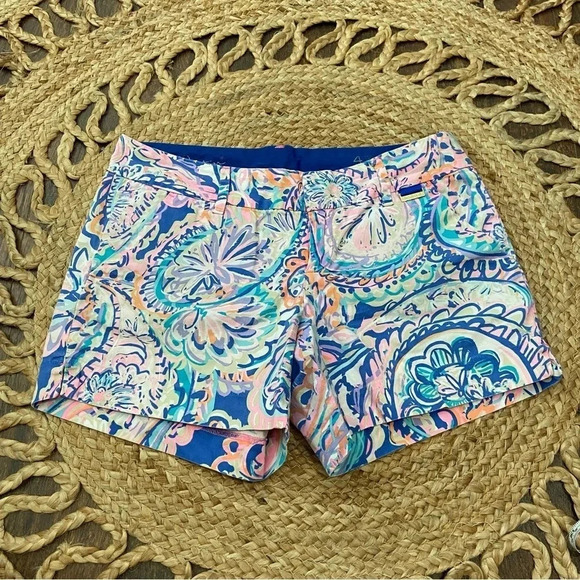 Lilly Pulitzer Pink Callan Shorts Women's Size 4 - Picture 1 of 4